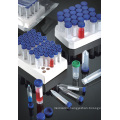 FDA and Ce Approved 50ml Conical-Bottom Centrifuge Tubes with Printed Graduation in Foam Rack Pack